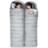Ультралёгкий спальный мешок NATUREHIKE RM40 Series Утиный пух Grey Size L, 6927595707173